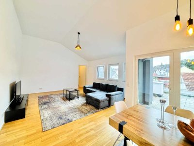 EVERNEST: furnished penthouse 1br 1 bath parking fitted kitchen terrace elevator Taunusstein