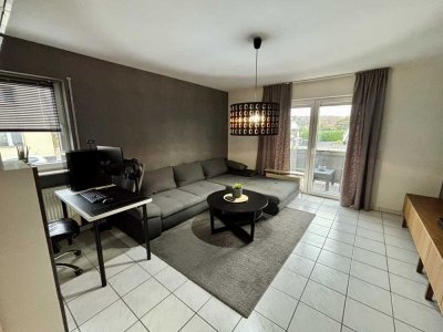 Gepflegte 2-Zimmer Wohnung (EG Hochparterre) mit Balkon in Mülheim-Kärlich, Stadtteil Urmitz-Bahnhof