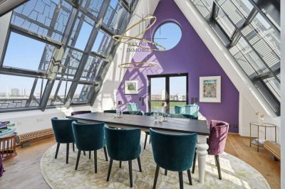 Luxuriöses Wohnen in der Agrippinawerft im Rheinauhafen: Ein Traum einer exklusiven Maisonette