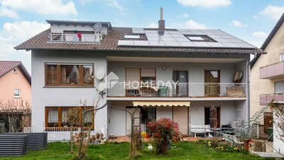 Attraktive EG-Wohnung mit Terrasse, Garten und Garage – Wohnen in ruhiger Lage mit nur drei Parteien