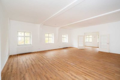 Wohntraum im Erstbezug. 216qm-Etagenwohnung im denkmalgeschützten Lahmann-Sanatorium.
