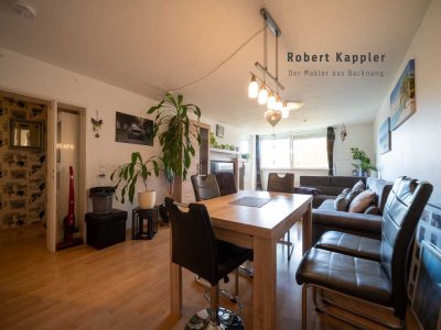 Großzügige 4-Zimmer-Wohnung mit zwei Balkonen und Einzelgarage in zentraler Lage von Backnang