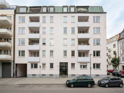 Attraktive 2-Zimmer-Wohnung mit Balkon in München Neuhausen