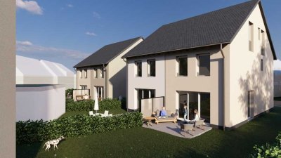 Doppelhaus KfW-55 mit ca. 136 m² Wohnfläche | Neubauprojekt in Frankenthal