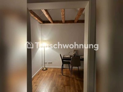 Tauschwohnung: Schöne Altbauwohnung mit Holzbalken
