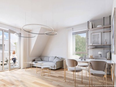 HOCHWERTIG UND MODERN WOHNEN IN LANGENZERSDORF: DACHGESCHOSSWOHNUNG MIT BRILLANTER INFRASTRUKTUR UND VERKEHRSANBINDUNG IN BESTER ZENTRUMSLAGE