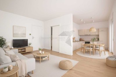 + Angebot!! Erstbezug + Singlewohnung mit Einbauküche & Balkon - barrierefrei, effizient, modern
