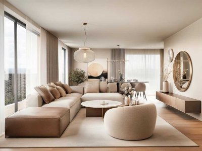 Wohnen auf Premium-Niveau: Neubau mit hochwertigen Materialien