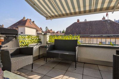 Exklusiv! 3-Zimmer-Maisonette mit Sonnenterrasse & eigener Garage – Mainz-Weisenau