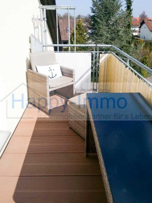 2 Zimmer-DG-Wohnung / ab 1.6. /  EKB / Ost-Balkon  in Höhenkirchen