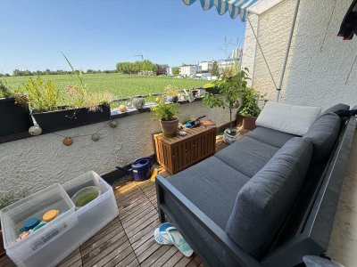 Tolle, helle 3-Zi.-Wohnung mit EBK in fantastischer Aussichtslage in Schmiden * opt. 1-3 TG-Stpl.