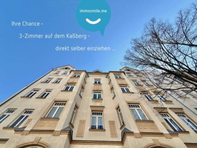 3 Zimmer • auf dem Kaßberg • im Erdgeschoss • zur Eigennutzung • mit Balkon • in Chemnitz • kaufen!