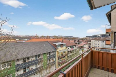 3-Zi.-Wohnung mit Balkon und Blick über den Dächern - Pforzheim