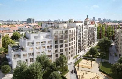 sehr stilvoll u. modern möblierte Wohnung mit Balkon und Dachgarten - schnell im Zentrum