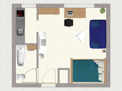 Leerstehendes Apartment in U-bahn nähe