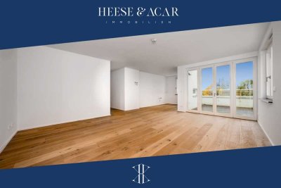 Neubau im Erstbezug - Große, barrierefreie Dachgeschoss-Einheit 4 Zimmern & 2 Terrassen, bezugsfrei