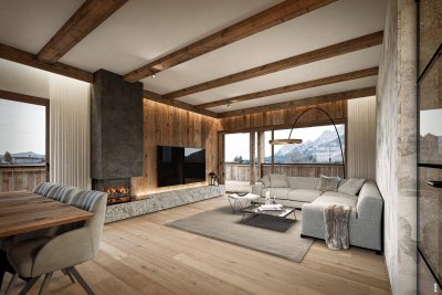 Architektur &amp; Eleganz vereintPremium Dachgeschosswohnung im Herzen von St. Johann in Tirol