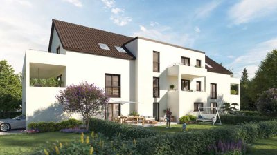 Exklusive 3-Zimmer-Wohnung mit 30m² Terrasse & TOP-Ausstattung - KfW 40 QNG mit 10% Wertvorteil