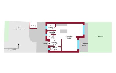 Erstbezug | Luftwärmepumpe | Großzügige Außenfläche | Grünruhelage | Klimavorbereitung | Photovoltaik-Vorbereitung | Vollwärmeschutzfassade