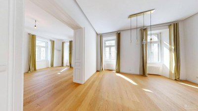Sanierter Gründerzeit-Altbau im Volkertviertel | offene Wohnküche | Lift | 360°-Tour