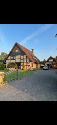 Modernes Fachwerkhaus im Landschaftsschutzgebiet von Isselhorst