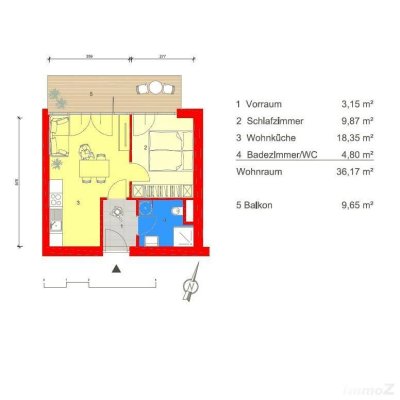 Provisionsfrei: Traumhaftes Neubau-Apartment mit großem Balkon im Herzen des UNI-Viertels ab sofort zu vermieten!