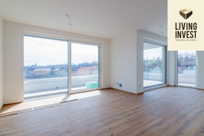 Landliebe in Fischlham | 3-Zimmer-Penthouse in Südwestlage mit atemberaubendem Gebirgspanorama | Top 22