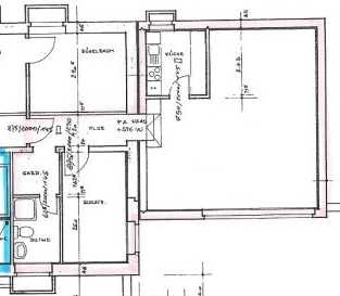 Tiefpaterre 2-Raum-Wohnung mit Einbauküche in Badenweiler