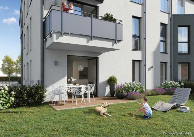 Komfortable Erdgeschosswohnung mit privatem Gartenidyll