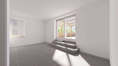 5-Zimmer-Wohnung mit riesiger Dachterrasse und eigenem Garten in ruhiger Lage!