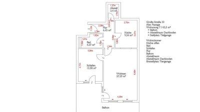 Moderne 2-Zimmer-Wohnung mit großer Terrasse und Tiefgaragenstellplatz in Wallenhorst