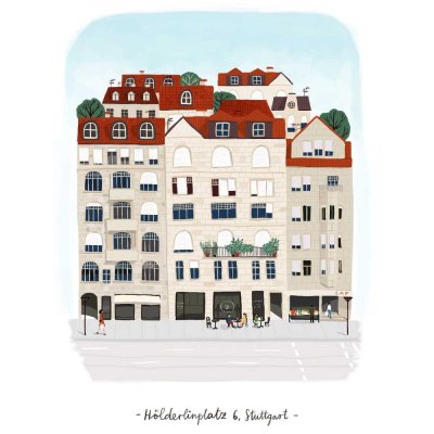 Wohnen direkt am Hölderlinplatz: Stilvolle 4-Zimmer-Wohnung