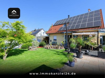 euried: Stilvolles Einfamilienhaus mit Pool, Sauna und PV-Anlage!