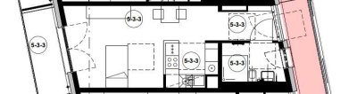 Helle 1-Zimmerwohnung Neubau mit Balkon in den Westarkaden!