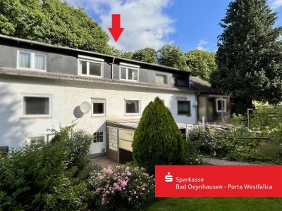 Renovierungsbedürftiges und kompaktes Reihenmittelhaus in Porta Westfalica - Hausberge