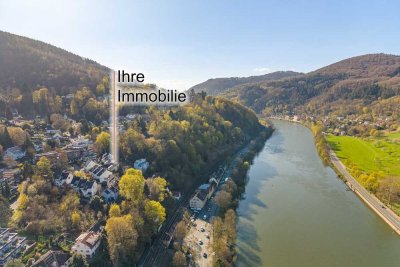 Architektonisches Highlight mit hohen Decken, Sonnenterrasse und fantastischem Neckarblick