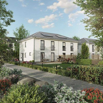 2 Doppelhaushälften, massiv gebaut, Preis inkl. Grundstück