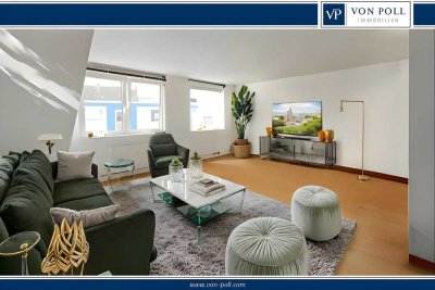 Duissern: Moderne & möblierte 2-Zimmer-ETW mit Parkett, Energieeffizienzklasse C & Top-Lage