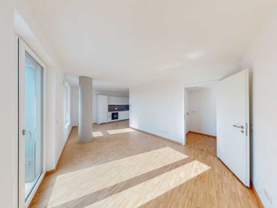 Offene Wohnküche & Balkon: 2-Zimmer-Apartment zum Wohlfühlen