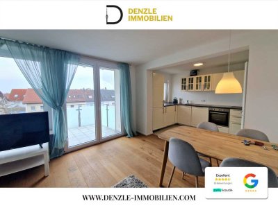 Einziehen & wohlfühlen: Stilvoll möblierte Maisonette-Wohnung mit 2x Balkonen, EBK & Einzelgarage