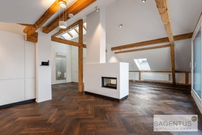 EDEL &amp; EXKLUSIV: Modern-alpine, ca. 150 m² große Dachgeschosswohnung mit 2 Dachterrassen NAHE Innsbruck zu mieten!