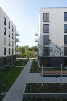 Moderne 3-Raumwohnung mit 2 Bädern u. Balkon in ruhiger Wohnlage am Lindenauer Hafen