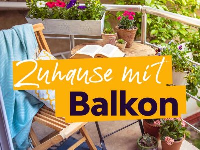 Erdgeschosswohnung mit großzügigem verglasten Balkon – ideal für Genießer