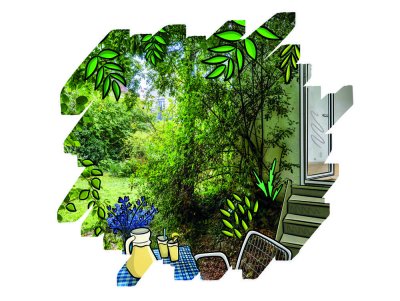 Später Jugendstil, anno 1911, am Salonwald