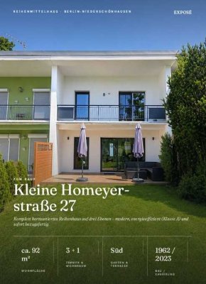 Komplett kernsaniertes Reihenhaus auf drei Ebenen – modern, energieeffizient (Klasse A) und sofort b