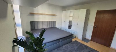 Möblierte 2-Zimmer-Wohnung nahe Uni und Messe mit gehobener Innenausstattung