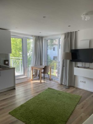 Möblierte 1-Zimmer Wohnung mit großer Terrasse