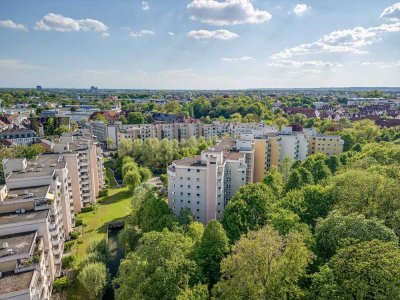 Schöne 4-Zimmerwohnung mit Terrasse ab sofort in Augsburg-Sparrenlech zu vermieten