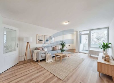 Leerstehende 1-Zimmer Wohnung mit West-Balkon #Erbpacht