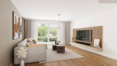 AB MAI 2026/ Moderne Gartenwohnung in Stockerau mit Deckenkühlung und Deckenheizung!